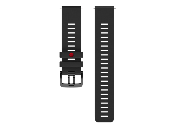 Polar Wrist band 22mm Black M-L Silicon 22mm