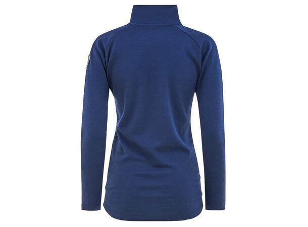 Les Arcs W Isabelle Zipneck M Komfortabel zipneck i merinoull - Navy 