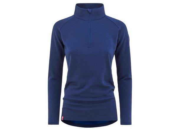 Les Arcs W Isabelle Zipneck M Komfortabel zipneck i merinoull - Navy 