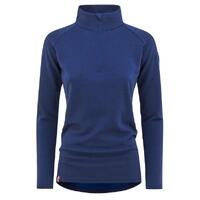 Les Arcs W Isabelle Zipneck M Komfortabel zipneck i merinoull - Navy