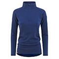 Les Arcs W Isabelle Zipneck M Komfortabel zipneck i merinoull - Navy