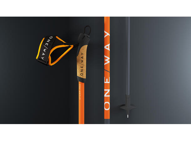 One Way Skistav Storm Pro 142,5 Komfortabel stav med godt grep 