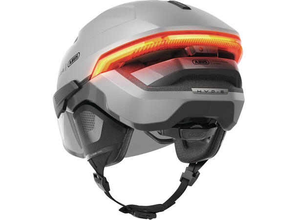 Abus Hyp-E BL.ACE M Innovativ sykkelhjelm - Gleam Silver 