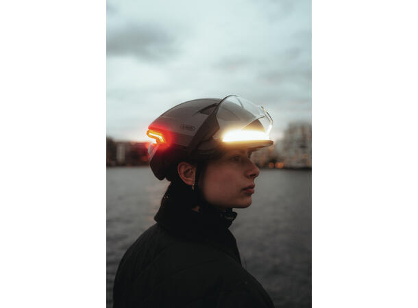 Abus Hyp-E BL.ACE M Innovativ sykkelhjelm - Gleam Silver 