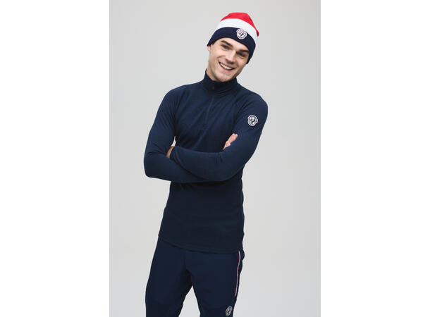 Les Arcs  M Isaac Zipneck L Varm to-lags ulltrøye med høy hals 