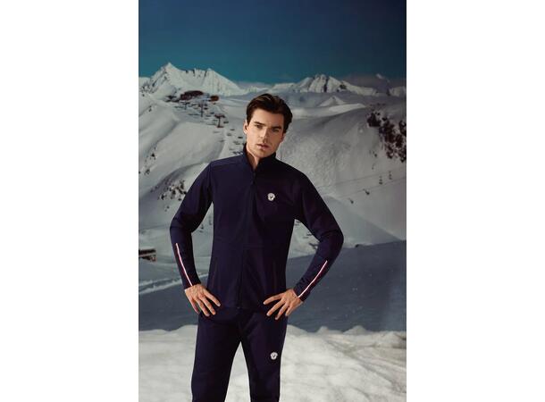 Les Arcs M Marius Light Jakke S Lett softshelljakke med stretch - Navy 