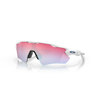 Oakley Radar EV Path Prizm Snow Frame: Polished White. Lens: Prizm Snow