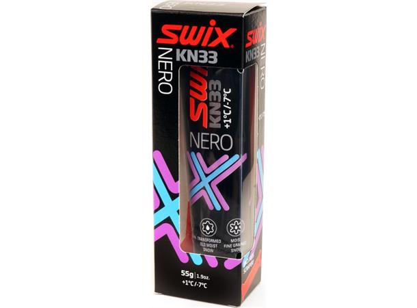 Swix KN33 Nero +1/-7 Klister Klister for vekslende føre på minus C° 