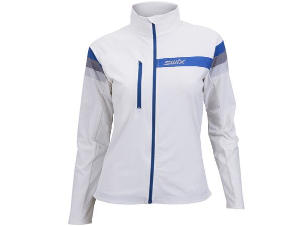 Swix Focus Jakke Dame XL Topp lettvekt softshell jakkke BrightWhi 