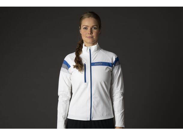 Swix Focus Jakke Dame XL Topp lettvekt softshell jakkke BrightWhi 