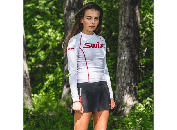 Swix RaceX bodyw LS Trøye Dame L Testvinnende treningstrøye Bright White