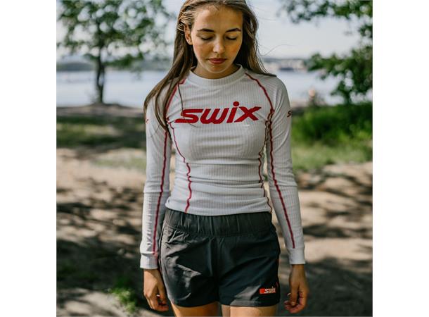 Swix RaceX bodyw LS Trøye Dame L Testvinnende treningstrøye Bright White