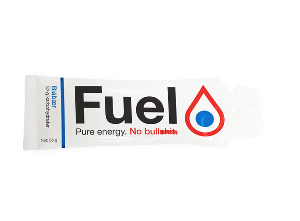 Fuel of Norway EnergiGel Blåbær 55g Lettflytende energi gel med blåbærsmak 