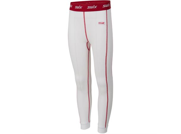Swix RaceX bodyw Underdel Jr 140/10Yrs Bright White, testvinnende superbukse 