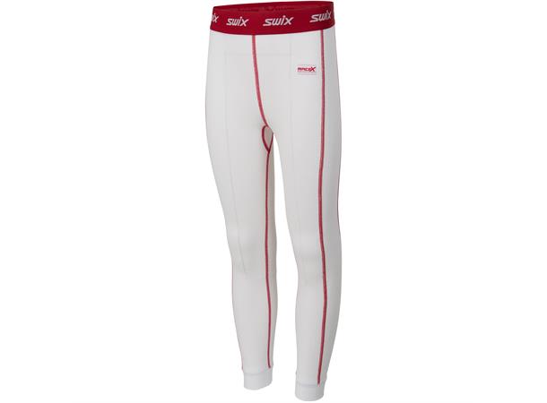 Swix RaceX bodyw Underdel Jr 140/10Yrs Bright White, testvinnende superbukse