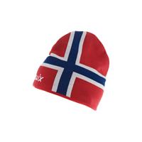 Swix Norway Beanie Jr OS Varm lue med Norge flagg