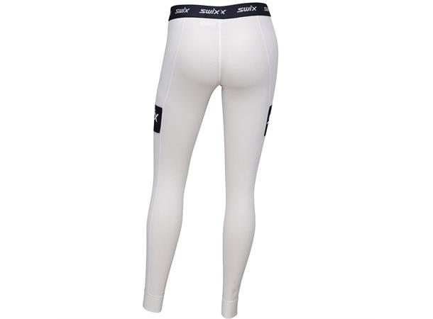 Swix RaceX Warm bodyw pants Dame XL Varmende treningslongs - Snow white