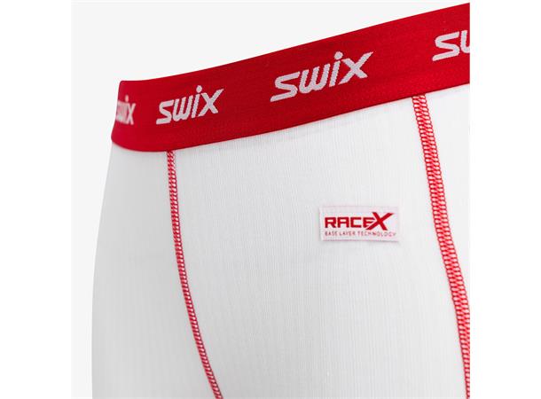 Swix RaceX bodyw pants W L Superundertøy til dame Bright white