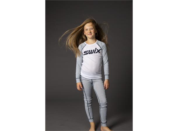 Swix RaceX bodyw LS Jr 128/8Yrs Grey Melange, testvinnende supertrøye!