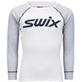 Swix RaceX bodyw LS Jr 128/8Yrs Grey Melange, testvinnende supertr&#248;ye!