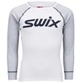 Swix RaceX bodyw LS Jr 128/8Yrs Grey Melange, testvinnende supertrøye!