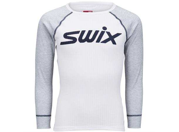 Swix RaceX bodyw LS Jr 128/8Yrs Grey Melange, testvinnende supertrøye!