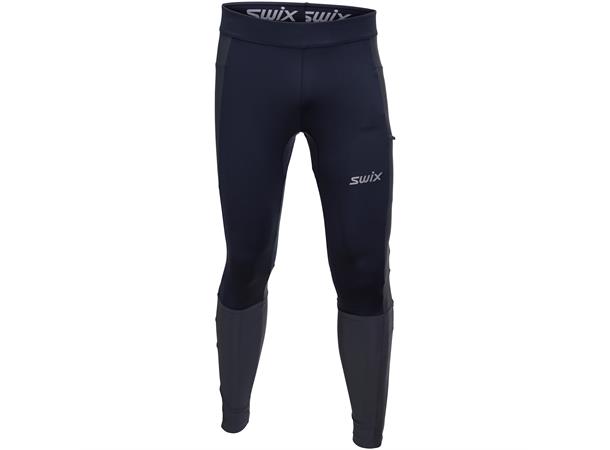 Swix Motion Premium Tights M L Treningstights til herre i Dark Navy 