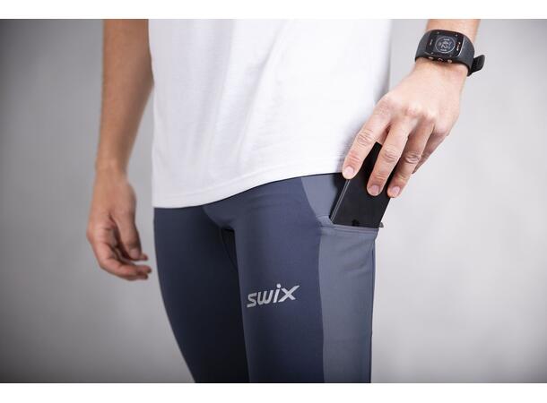 Swix Motion Premium Tights M L Treningstights til herre i Dark Navy 