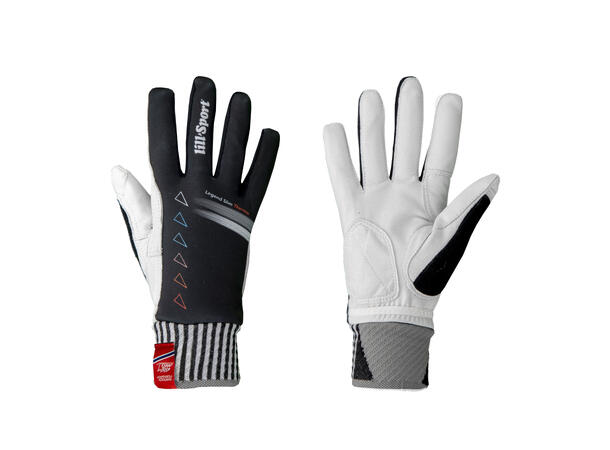 Lill-Sport Legend Thermo Slim hanske 6 Varm langrennshanske - Black 24-25 
