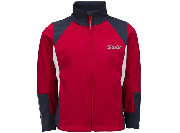 Swix Steady Jakke Junior 152 Langrennsjakke for barn - Swix red 