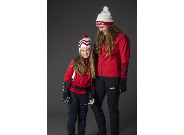 Swix Steady Jakke Junior 152 Langrennsjakke for barn - Swix red 