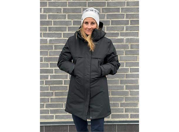 Northug Chamonix Parka Dame M Varm parkas for de kalde dagene Black