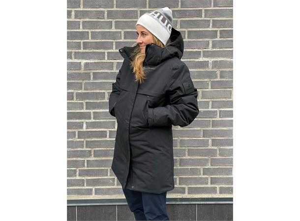 Northug Chamonix Parka Dame M Varm parkas for de kalde dagene Black