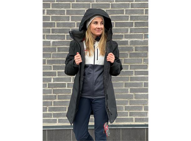 Northug Chamonix Parka Dame M Varm parkas for de kalde dagene Black