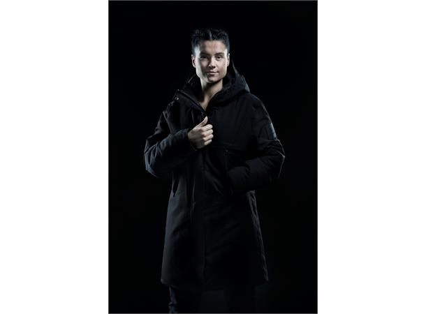 Northug Chamonix Parka Dame M Varm parkas for de kalde dagene Black