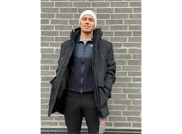 Northug St. Moritz Parka Herre M Varm parkas for de kalde dagene Black