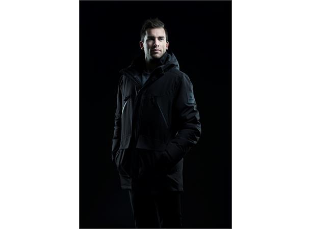 Northug St. Moritz Parka Herre M Varm parkas for de kalde dagene Black