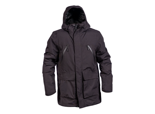 Northug St. Moritz Parka Herre M Varm parkas for de kalde dagene Black