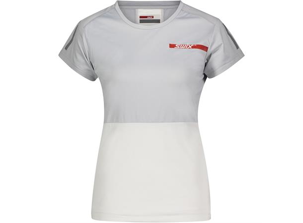Swix Dame T-skjorte Carbon L Elastisk, lett og luftig - White 