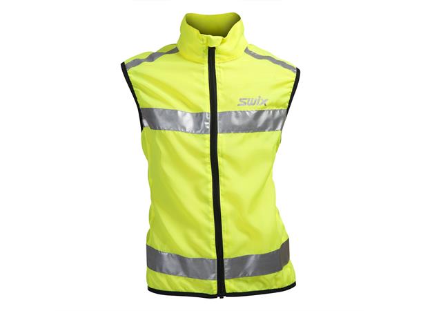 Swix Flash Reflective Vest Junior 140 Bli sett i mørket! - Gul 