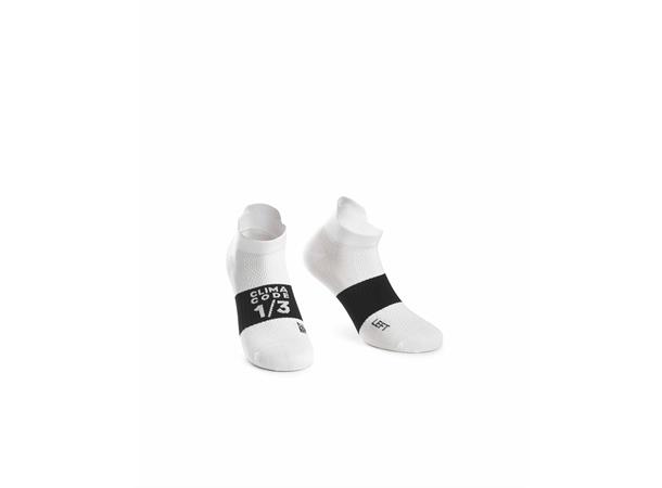 Assos ASSOSOIRES Hot Summer Socks 43-46 Ultralett sokk - Holy White II