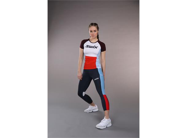 Swix Motion Premium Cropped Tights D M Førsteklasses treningstights - Dark navy 