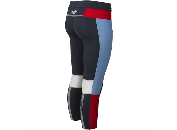 Swix Motion Premium Cropped Tights D M Førsteklasses treningstights - Dark navy 