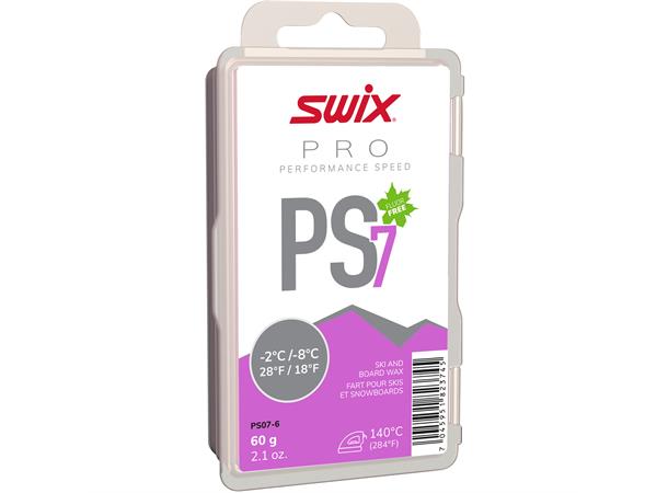 Swix PS7 Lilla glider, -2°C/-8°C, 60g Fluorfri glider til tur/trening 