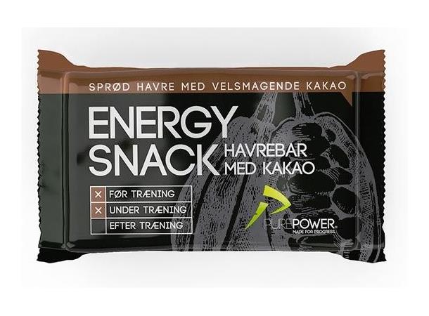 PurePower Energibar Kakao Velsmakende energibar, 60g 