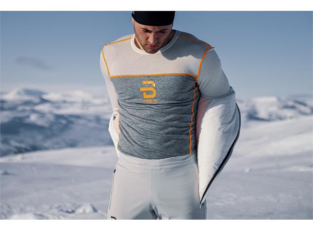 Dæhlie Performance-Tech LS Trøye Hr XXL Lett baselayer Light Grey Melange 