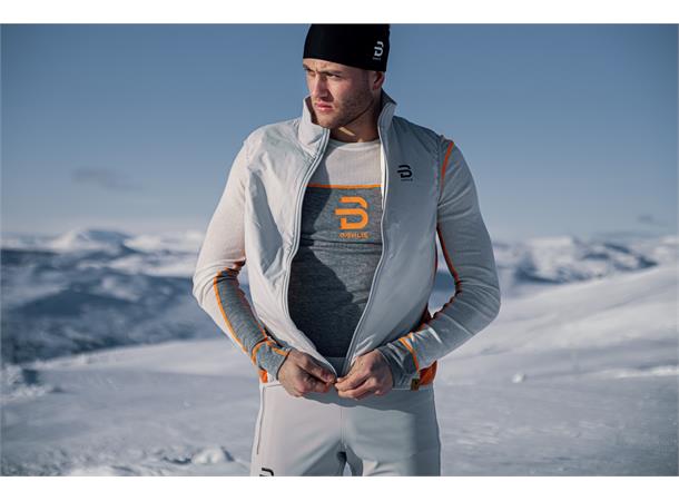 Dæhlie Performance-Tech LS Trøye Hr XXL Lett baselayer Light Grey Melange 