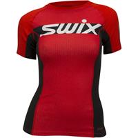 Swix Dame Trøye RaceX Carbon SS XS Kortermet supertrøye - Fiery red