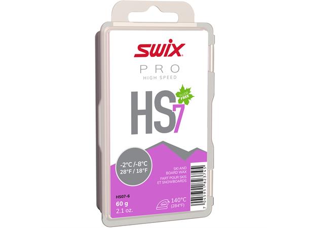 Swix HS7 Lilla glider, -2°C/-8°C, 60g Fluorfri glider til trening/konkurranse 