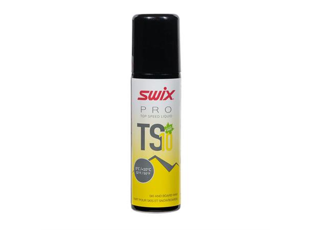 Swix TS10 Liq. Gul , +2°C/+10°C 50 ml Flytende fluorfri glider Racing 